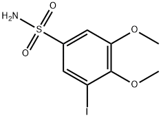 3,4-Dimethoxy-5-iodobenzenesulfonamide Structure