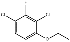 1,3-dichloro-4-ethoxy-2-fluorobenzene Structure