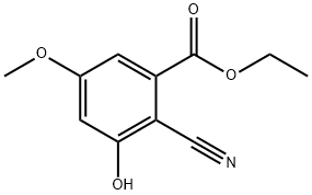 Ethyl 2-cyano-3-hydroxy-5-methoxybenzoate Structure