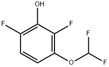 2,6-Difluoro-3-(difluoromethoxy)phenol Structure