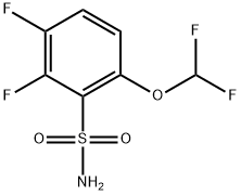 2,3-Difluoro-6-(difluoromethoxy)benzenesulfonamide Structure