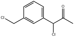 1-Chloro-1-(3-(chloromethyl)phenyl)propan-2-one Structure