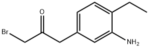 1-(3-Amino-4-ethylphenyl)-3-bromopropan-2-one Structure