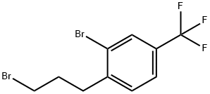 3-Bromo-4-(3-bromopropyl)benzotrifluoride Structure