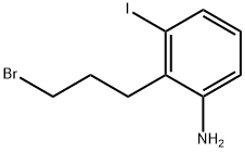 2-(3-Bromopropyl)-3-iodoaniline Structure