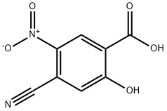 4-Cyano-2-hydroxy-5-nitrobenzoic acid Structure