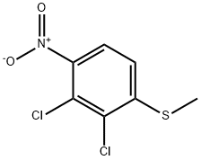 2,3-Dichloro-4-nitrothioanisole Structure