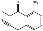 3-Amino-2-propionylphenylacetonitrile Structure