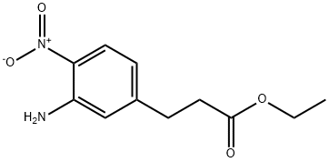 Ethyl 3-amino-4-nitrophenylpropanoate Structure