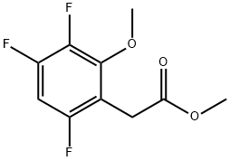 Methyl 2-methoxy-3,4,6-trifluorophenylacetate Structure