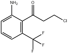 1-(2-Amino-6-(trifluoromethyl)phenyl)-3-chloropropan-1-one Structure