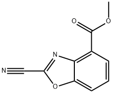 Methyl 2-cyanobenzo[d]oxazole-4-carboxylate Structure