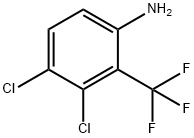 Benzenamine, 3,4-dichloro-2-(trifluoromethyl)- Structure