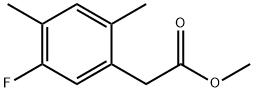 Methyl 2,4-dimethyl-5-fluorophenylacetate Structure