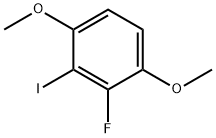 Benzene, 2-fluoro-3-iodo-1,4-dimethoxy- 구조식 이미지