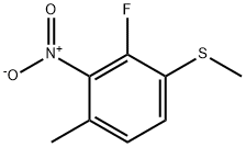 2-Fluoro-4-methyl-3-nitrothioanisole Structure