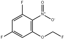 1,3-Difluoro-5-fluoromethoxy-4-nitrobenzene Structure