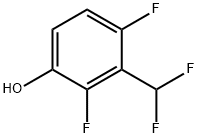 2,4-Difluoro-3-(difluoromethyl)phenol Structure