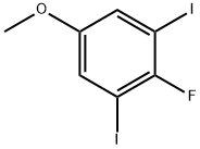 Benzene, 2-fluoro-1,3-diiodo-5-methoxy- Structure