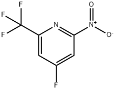 4-Fluoro-2-nitro-6-(trifluoromethyl)pyridine Structure