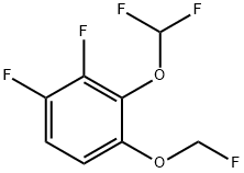 1,2-Difluoro-3-difluoromethoxy-4-(fluoromethoxy)benzene Structure