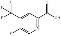 2-Pyridinecarboxylic acid, 5-fluoro-4-(trifluoromethyl)- Structure