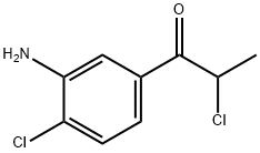 1-(3-Amino-4-chlorophenyl)-2-chloropropan-1-one Structure