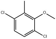 1,4-Dichloro-2-methoxy-3-methylbenzene Structure