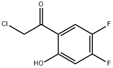 2-chloro-1-(4,5-difluoro-2-hydroxyphenyl)ethan-1- one Structure