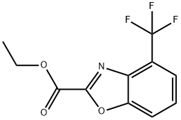 Ethyl 4-(trifluoromethyl)benzo[d]oxazole-2-carboxylate Structure