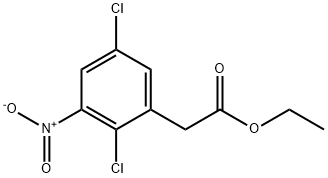 Ethyl 2,5-dichloro-3-nitrophenylacetate Structure