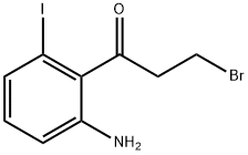 1-(2-Amino-6-iodophenyl)-3-bromopropan-1-one Structure