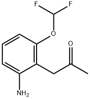 1-(2-Amino-6-(difluoromethoxy)phenyl)propan-2-one Structure