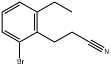 2-Bromo-6-ethylphenylpropanenitrile Structure