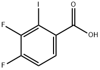 Benzoic acid, 3,4-difluoro-2-iodo- Structure