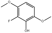 Phenol, 2-fluoro-3,6-dimethoxy- Structure