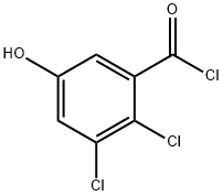 2,3-Dichloro-5-hydroxybenzoylchloride Structure