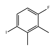 Benzene, 1-fluoro-4-iodo-2,3-dimethyl- 구조식 이미지