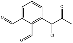 1-Chloro-1-(2,3-diformylphenyl)propan-2-one Structure