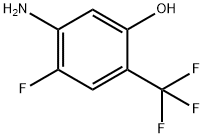 Phenol, 5-amino-4-fluoro-2-(trifluoromethyl)- 구조식 이미지