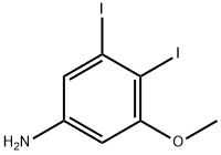 3,4-Diiodo-5-methoxyaniline Structure