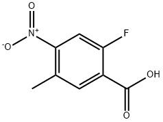 2-Fluoro-5-methyl-4-nitrobenzoic acid 구조식 이미지