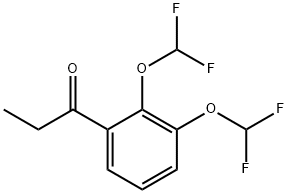 1-(2,3-Bis(difluoromethoxy)phenyl)propan-1-one Structure