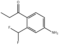 1-(4-Amino-2-(difluoromethyl)phenyl)propan-1-one 구조식 이미지