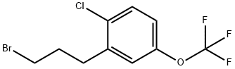 1-(3-Bromopropyl)-2-chloro-5-(trifluoromethoxy)benzene Structure