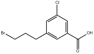 3-(3-Bromopropyl)-5-chlorobenzoic acid Structure