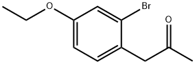 1-(2-Bromo-4-ethoxyphenyl)propan-2-one Structure