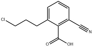 2-(3-Chloropropyl)-6-cyanobenzoic acid Structure