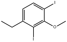 2,6-Diiodo-3-ethylanisole Structure