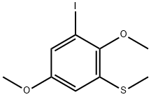 2,5-Dimethoxy-3-iodothioanisole Structure